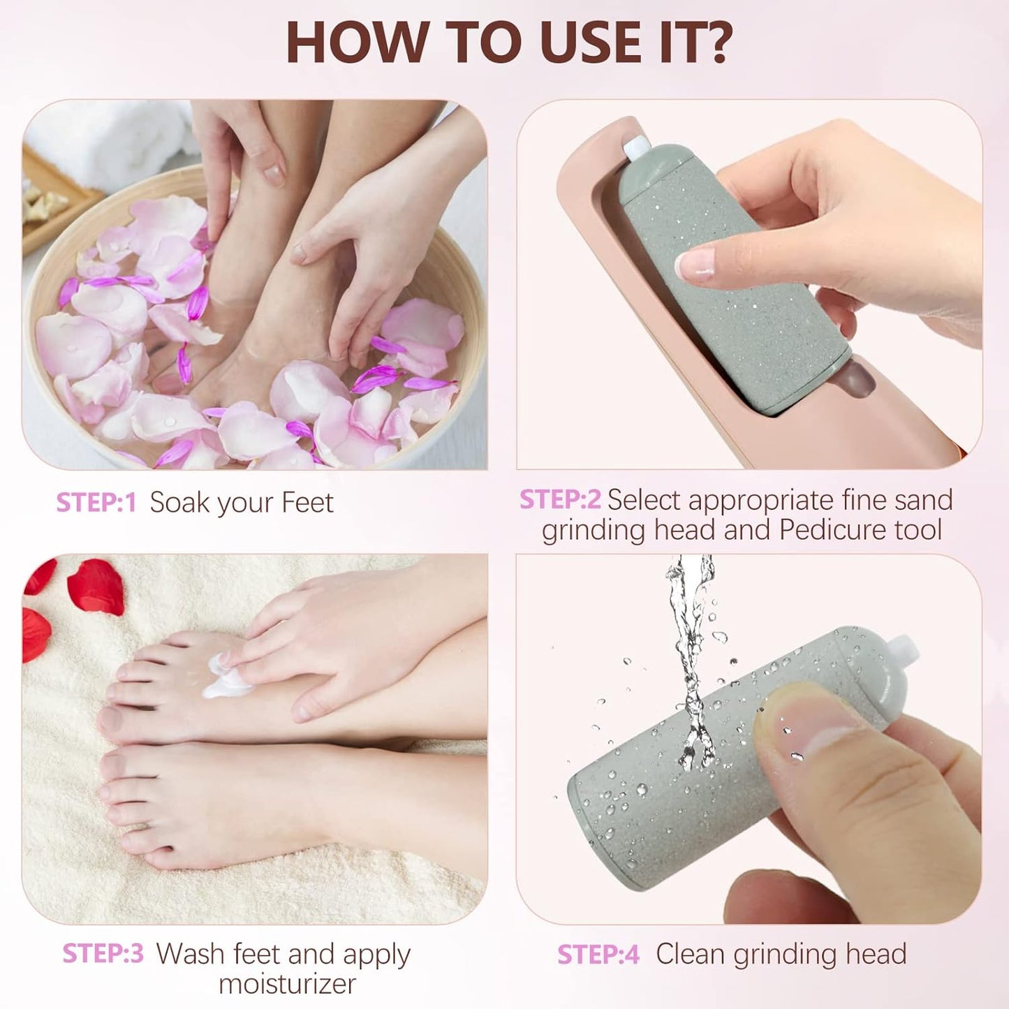 Electric Foot File and Callus Remover