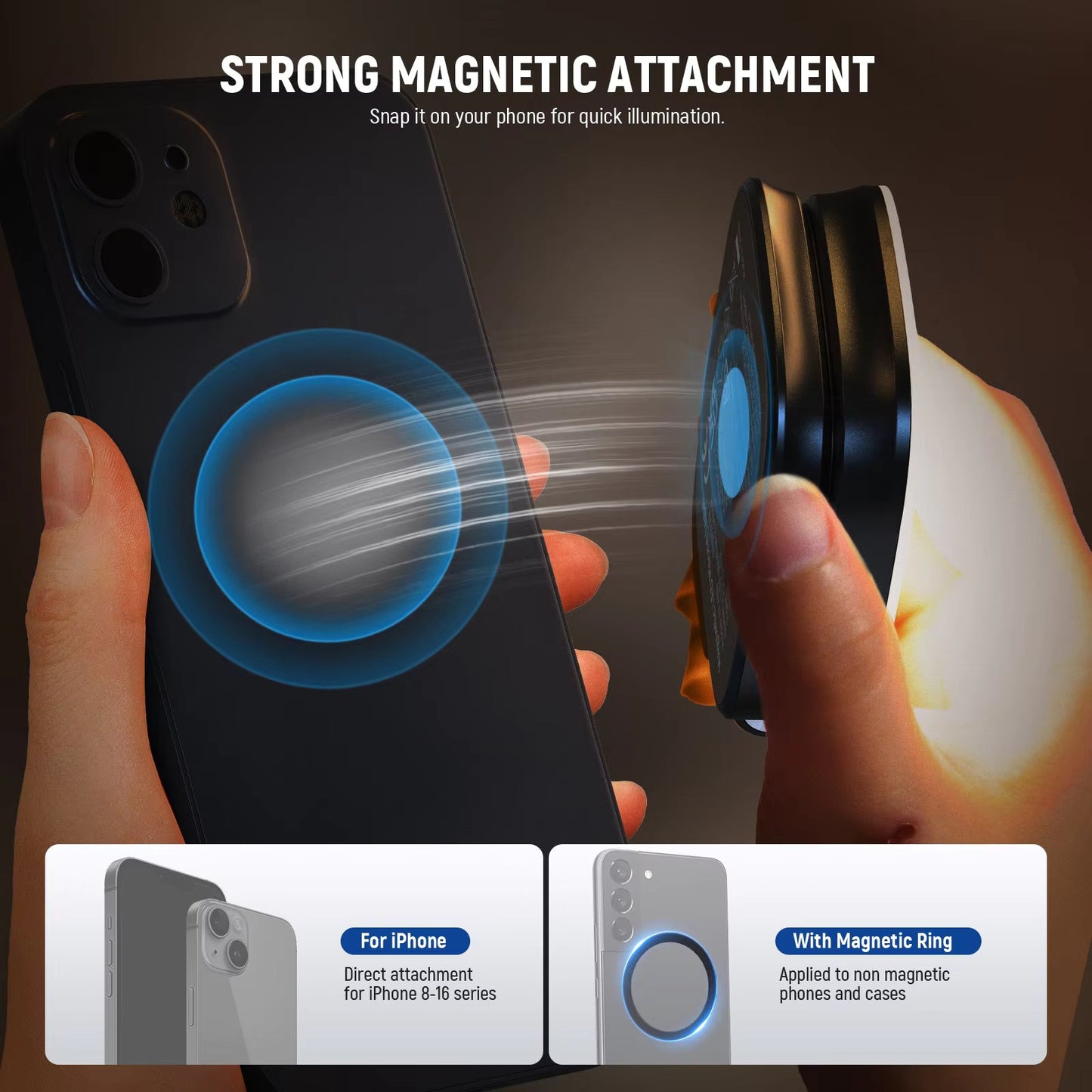 Magnetic Selfie Light Compatible with MagSafe iPhone